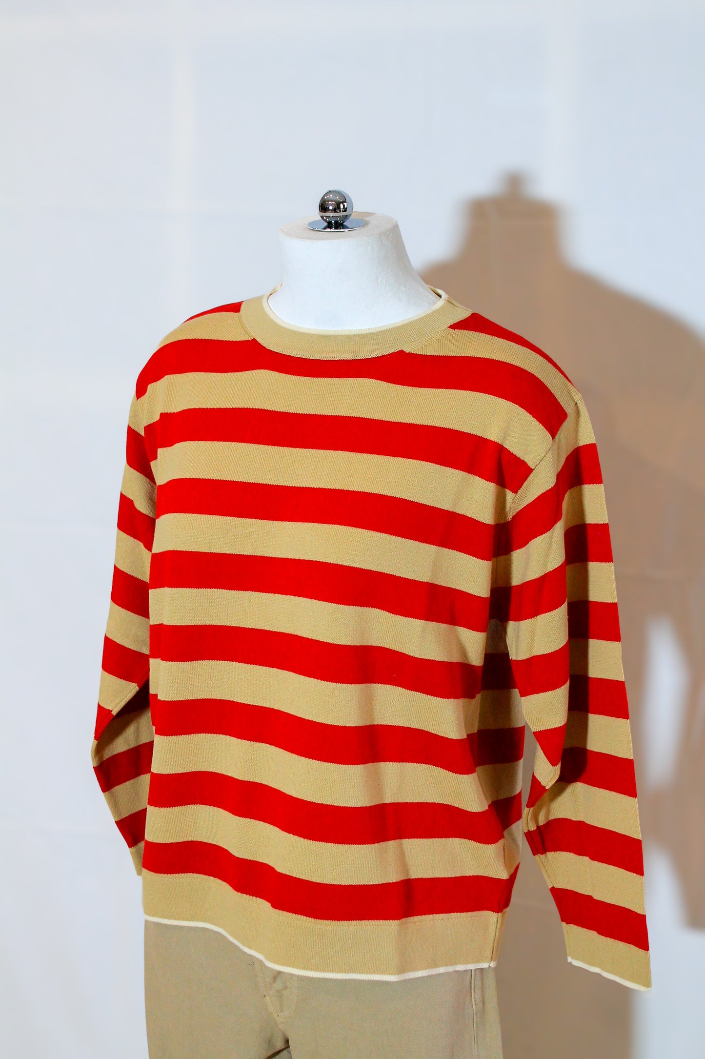 Maglia girocollo a righe