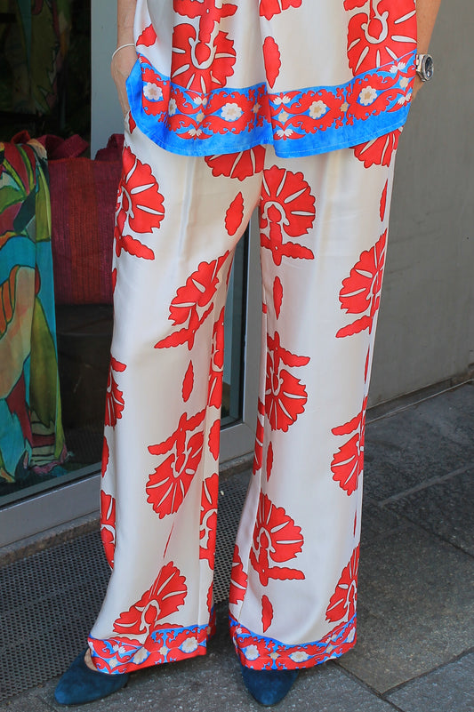 Pantalone Fantasia Rosso Anonyme